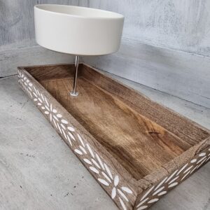 Handgefertigte 2-stöckige Etagere, für Liebhaber des skandinavischen Designs!