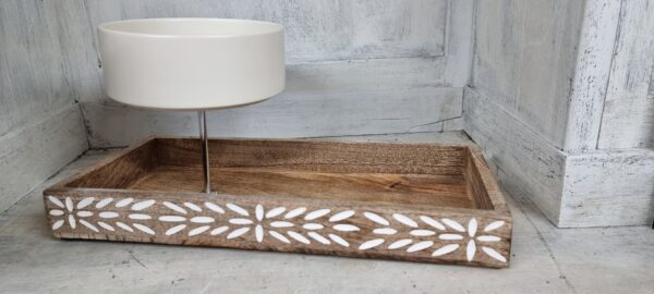 Handgefertigte 2-stöckige Etagere, für Liebhaber des skandinavischen Designs! – Bild 4