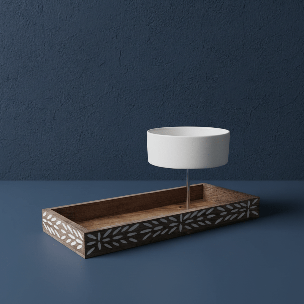 Für Liebhaber des skandinavischen Design, handgefertigte 2-stöckige Etagere