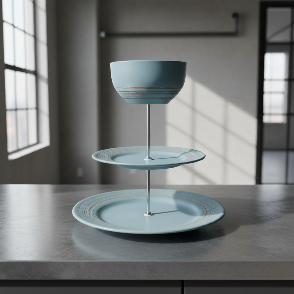 Für Liebhaber des Landhaus Designs, Handgefertigte 3-stöckige Etagere
