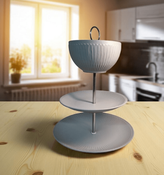 Für Liebhaber des Landhaus Designs, Handgefertigte 3-stöckige Etagere