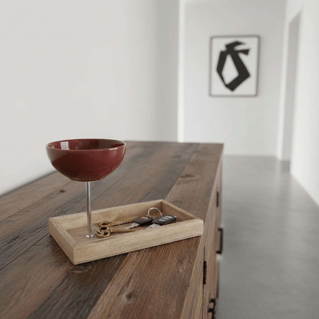 handgefertigte Etagere, bringt natürliche Eleganz auf den Tisch, ein Unikat