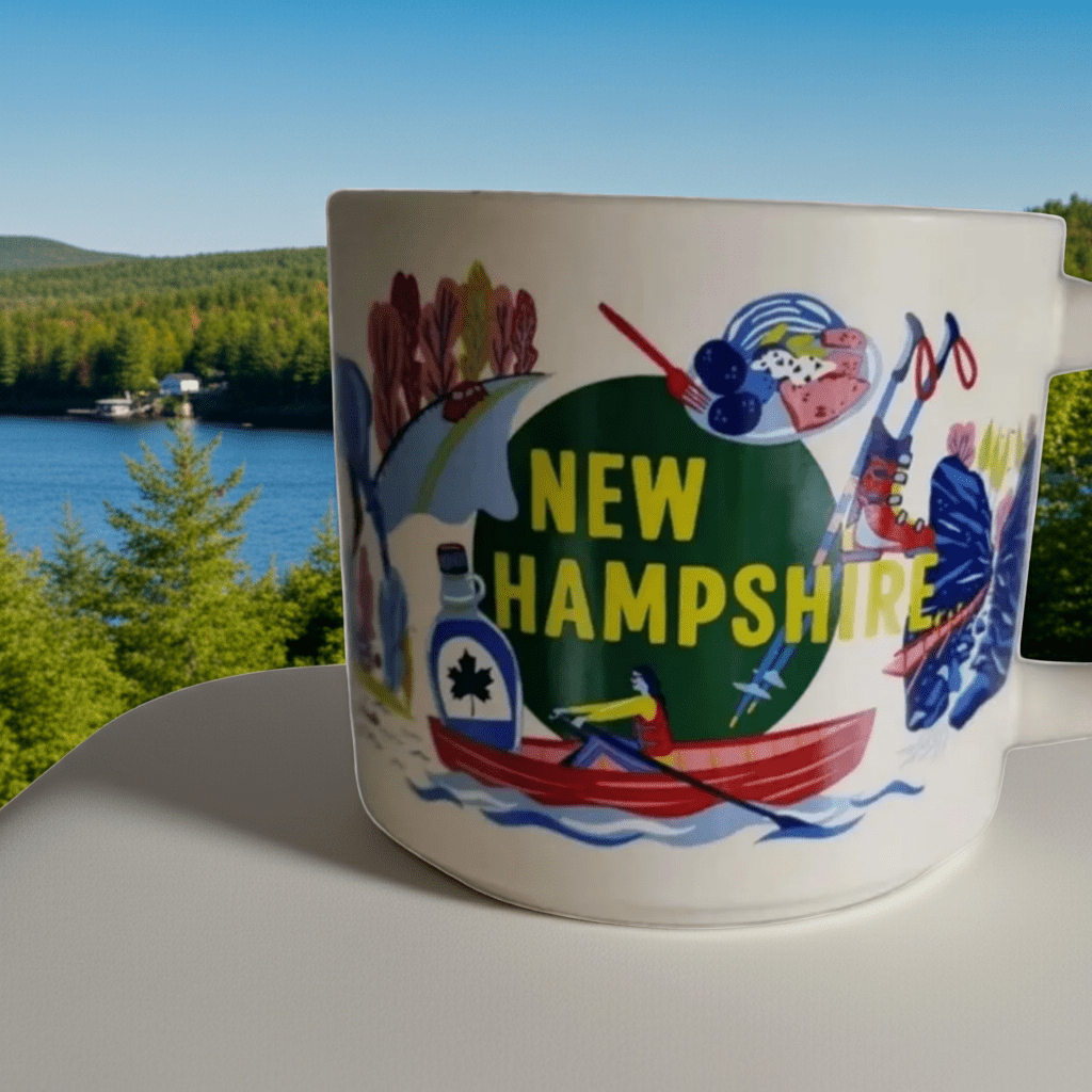 Starbucks Coffee Mug NEW HAMPSHIRE, Discovery Serie, Neu in OVP-Geschenk-Box!!