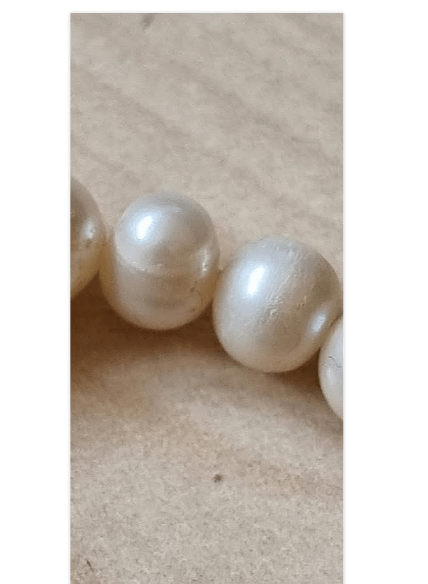 Echte Perlenkette, Süßwasserperlen Collier