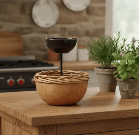 Etagere, Holz und Keramik, Ideal für Brunch & BBQ