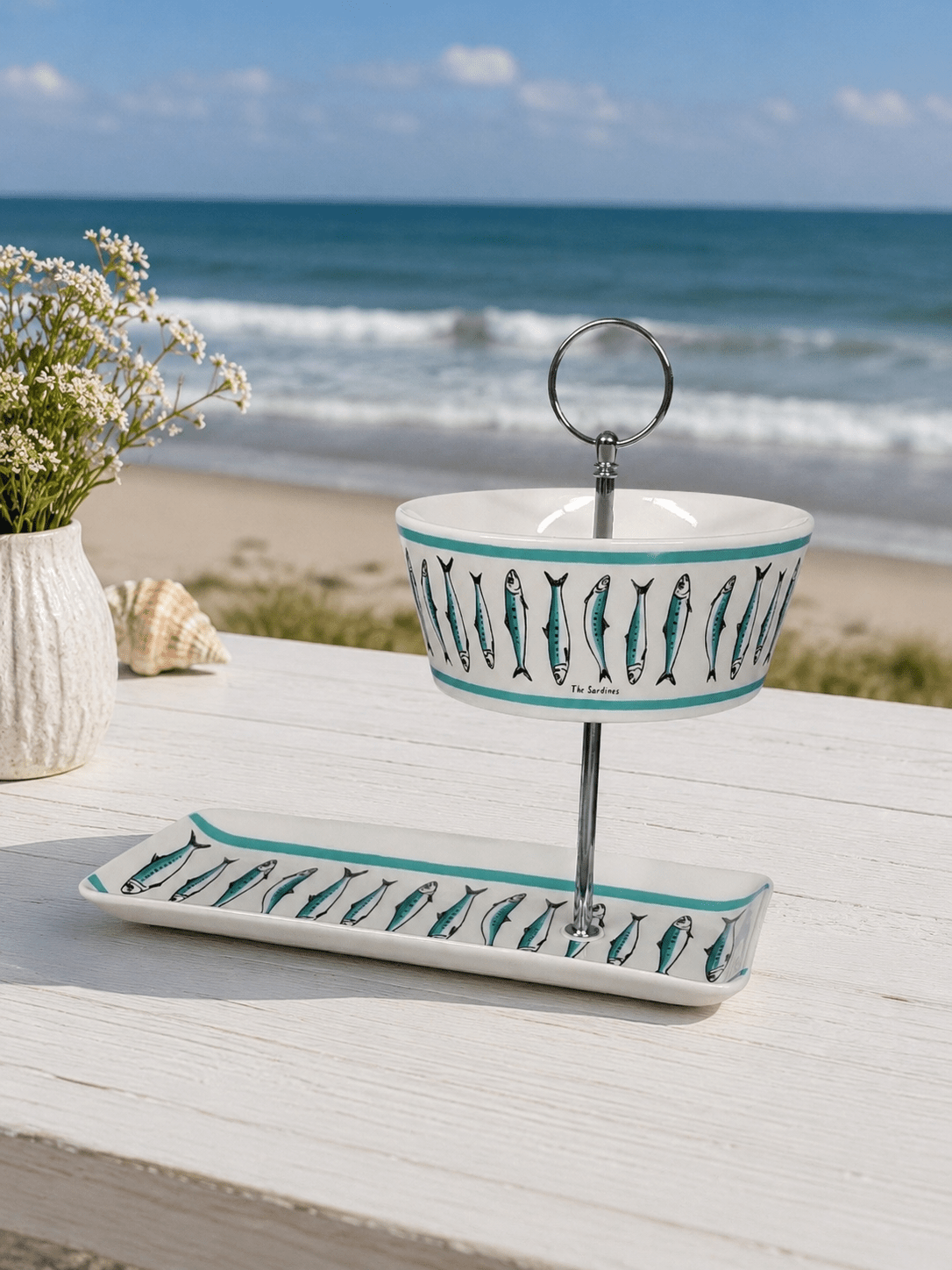 Mediterrane Etagere „The Sardines“ – Küstenflair für Genießer